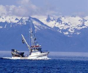 yapboz Alaska tekne Balıkçılık
